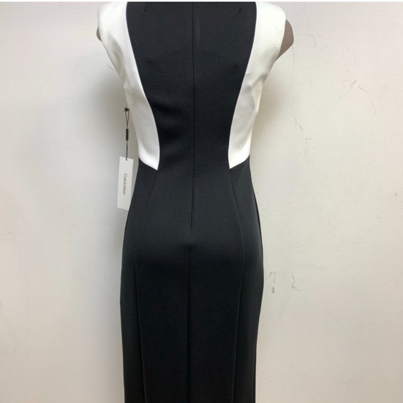 Calvin Klein Side Slit Sheath Dress - Picture 6 of 10
